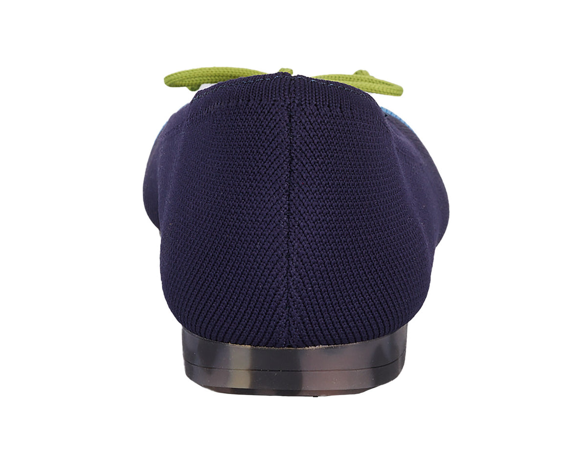 #Color_Navy/Lime Multi Knit