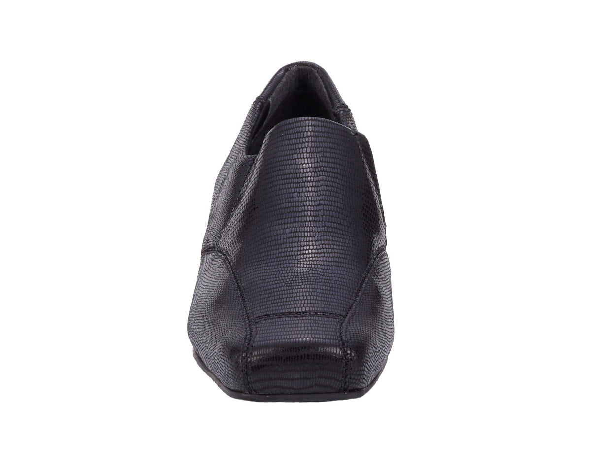 #Color_Black Lizard Print Leather