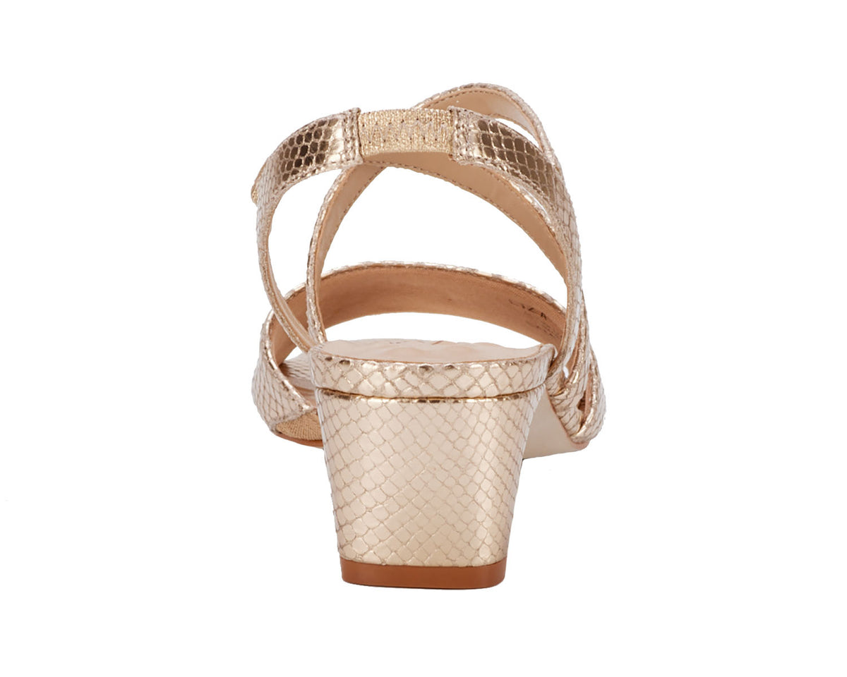 #Color_Gold Snake Print Leather
