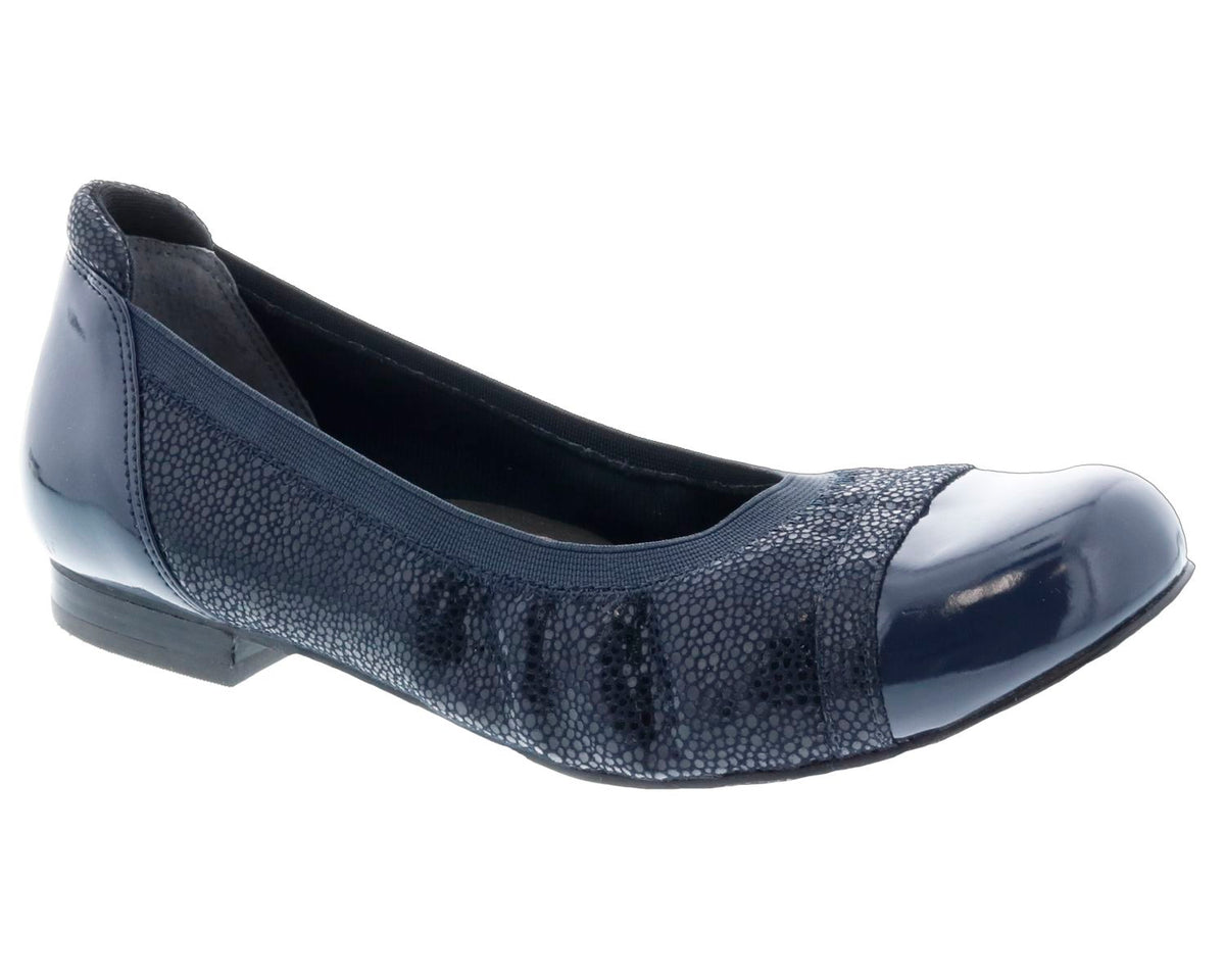 #Color_Navy Crackle Leather