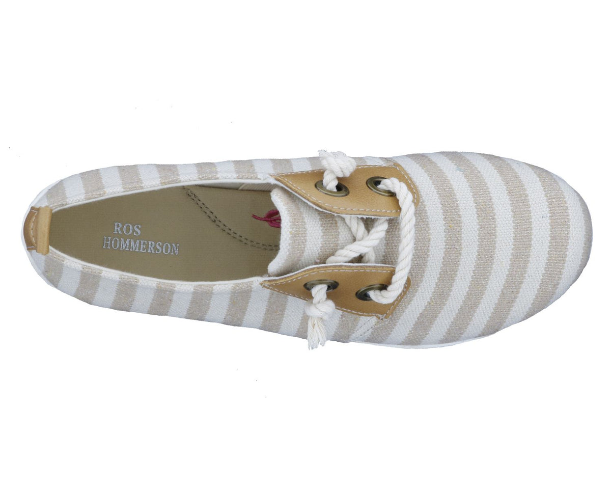 #Color_Sand/Cream Stripe Canvas