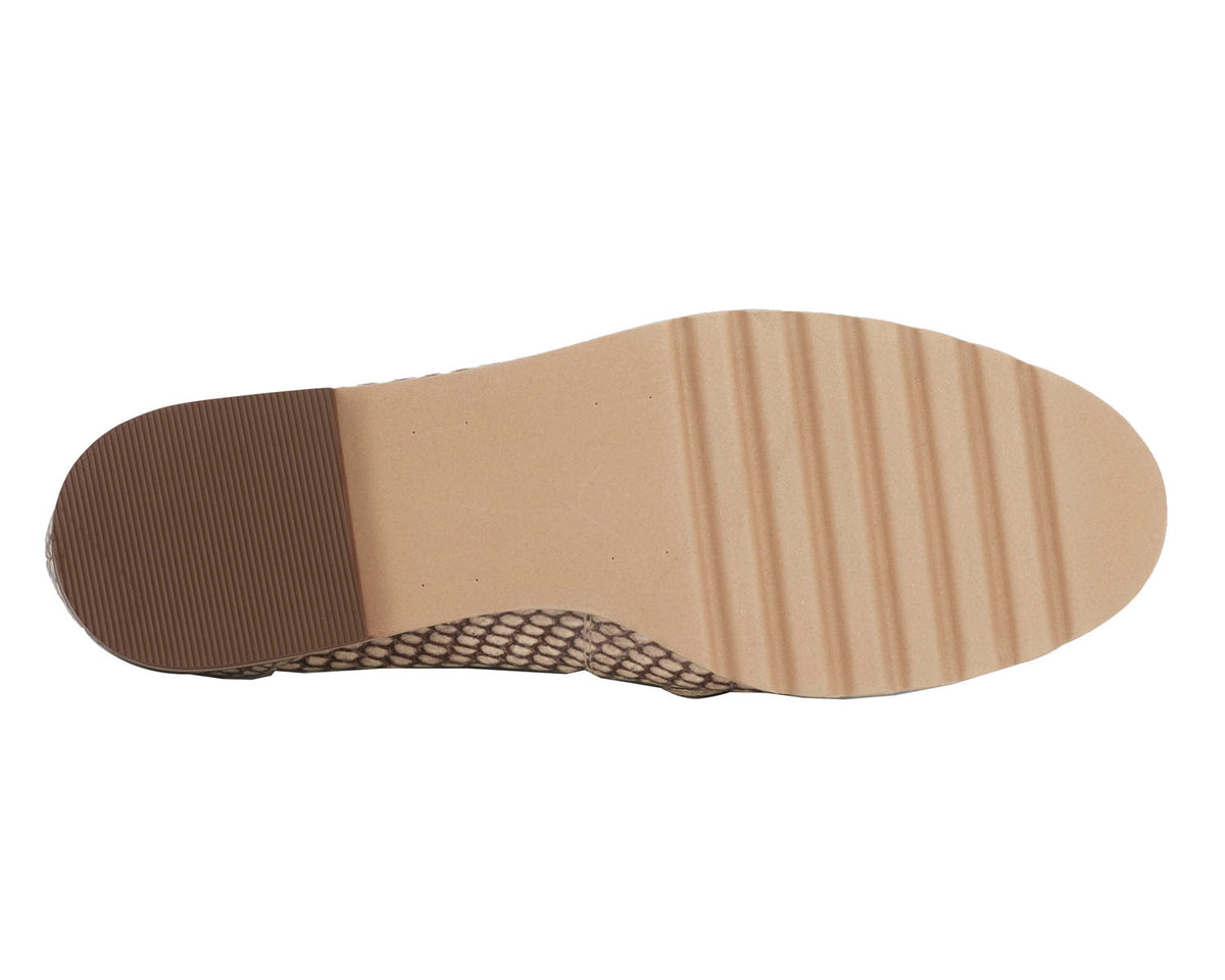 #Color_Roccia Snake Print Leather