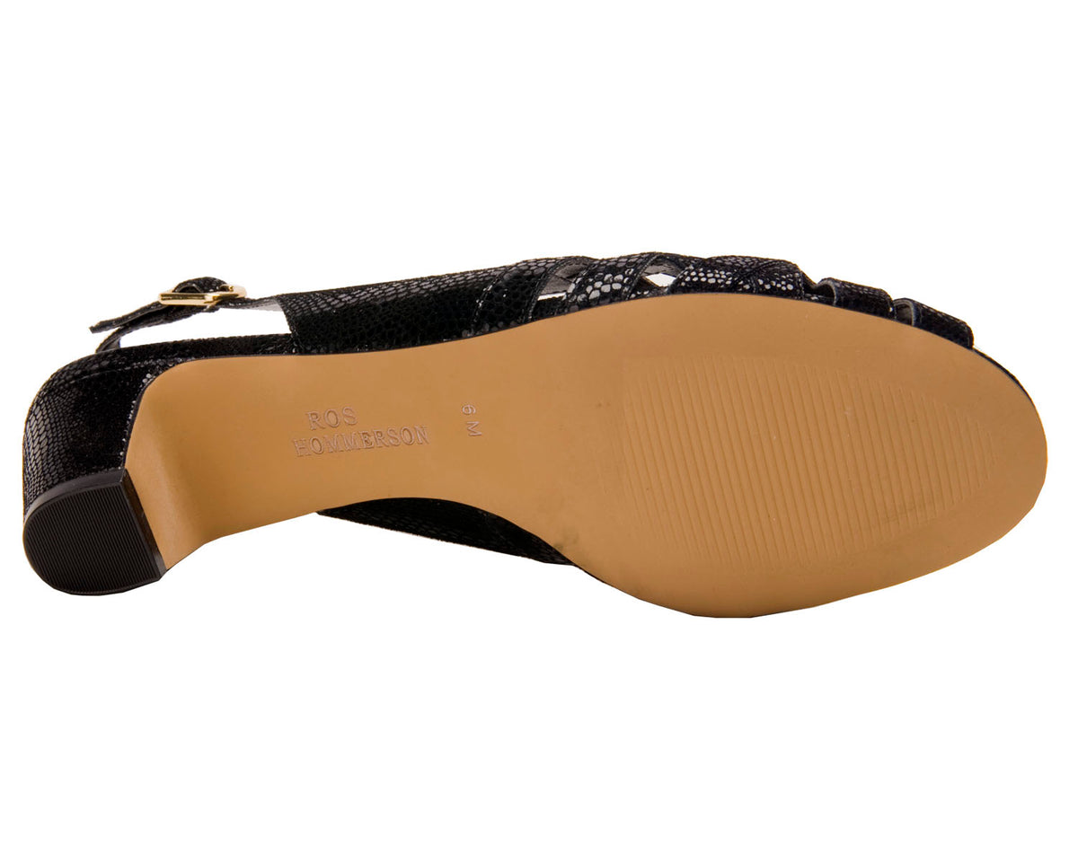 #Color_Black Lizard Print Leather
