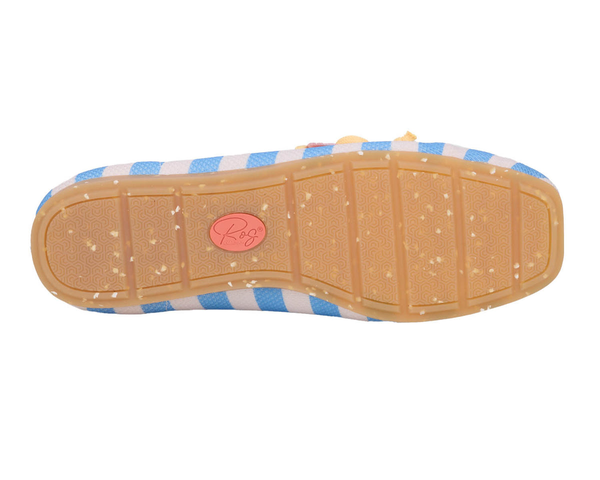 #Color_Blue Stripe Multi Knit