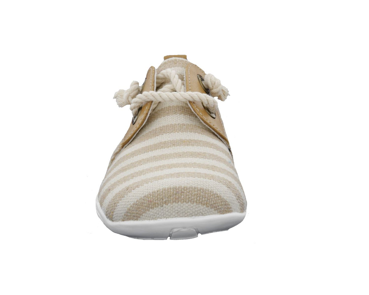 #Color_Sand/Cream Stripe Canvas