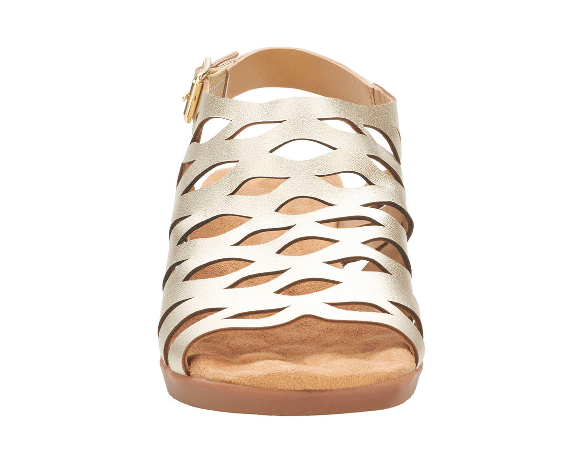 #Color_Gold Nappa Metallic Leather