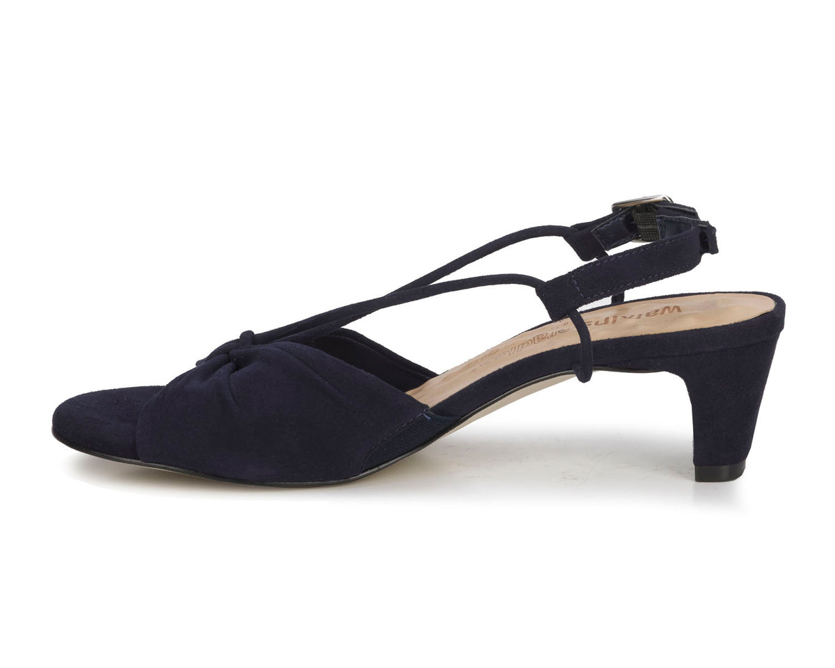 #Color_Navy Kid Suede