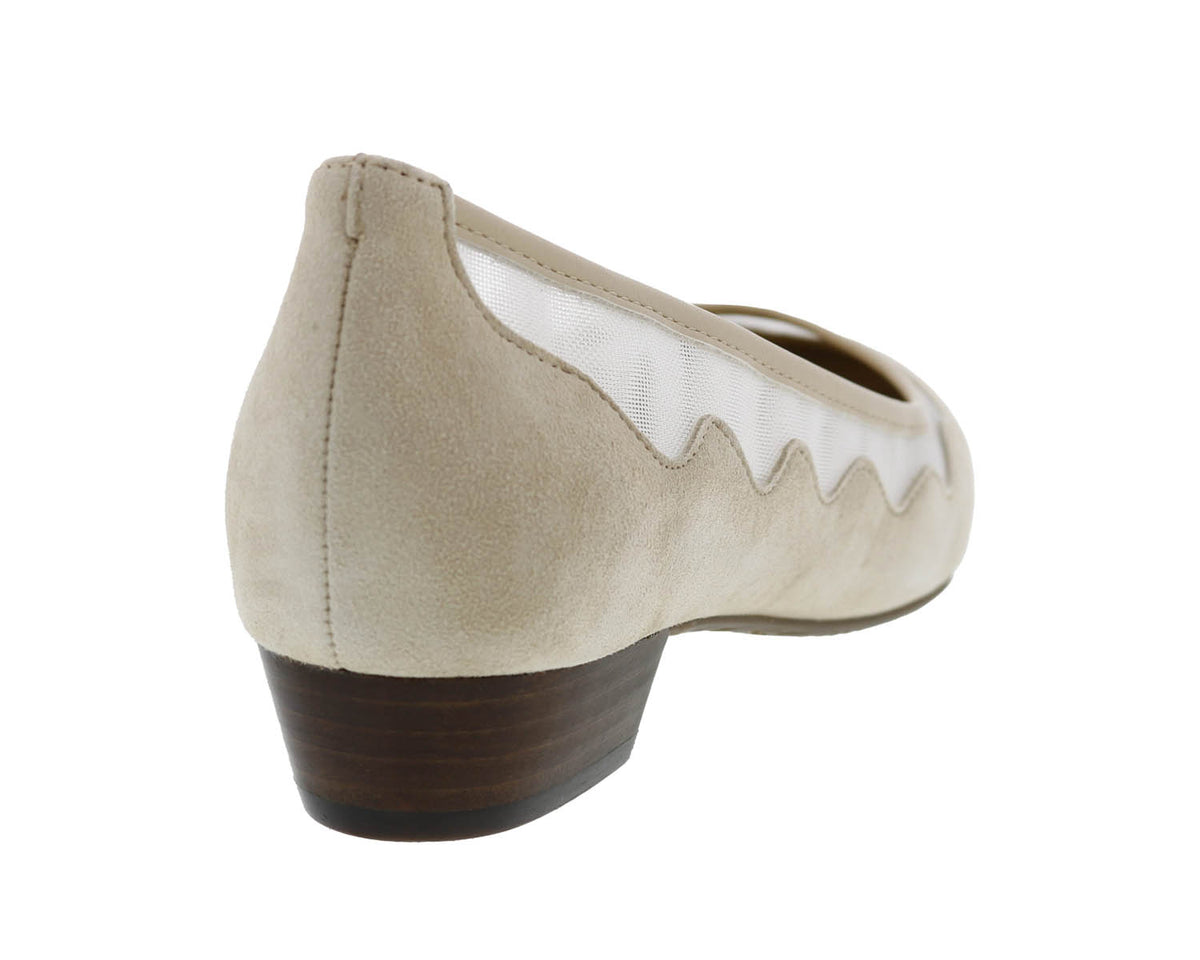 #Color_Nude Suede Leather