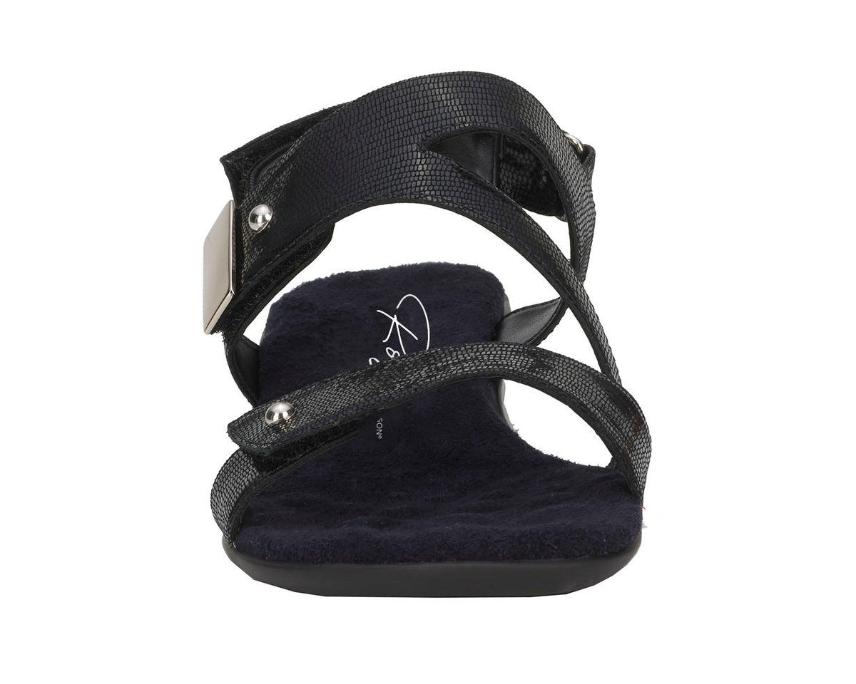 #Color_Black Patent Lizard Print Leather