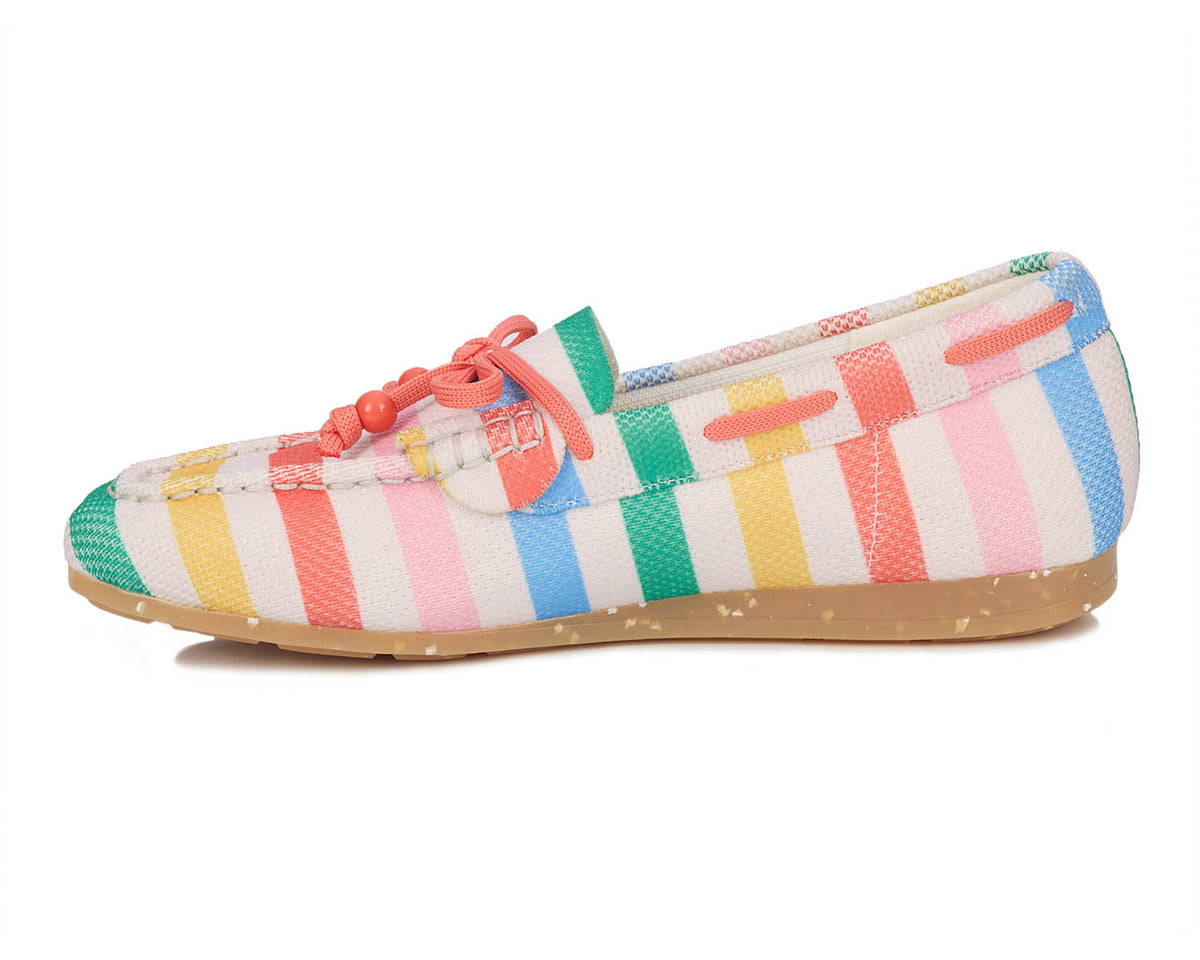 #Color_Bright Stripe Multi Knit