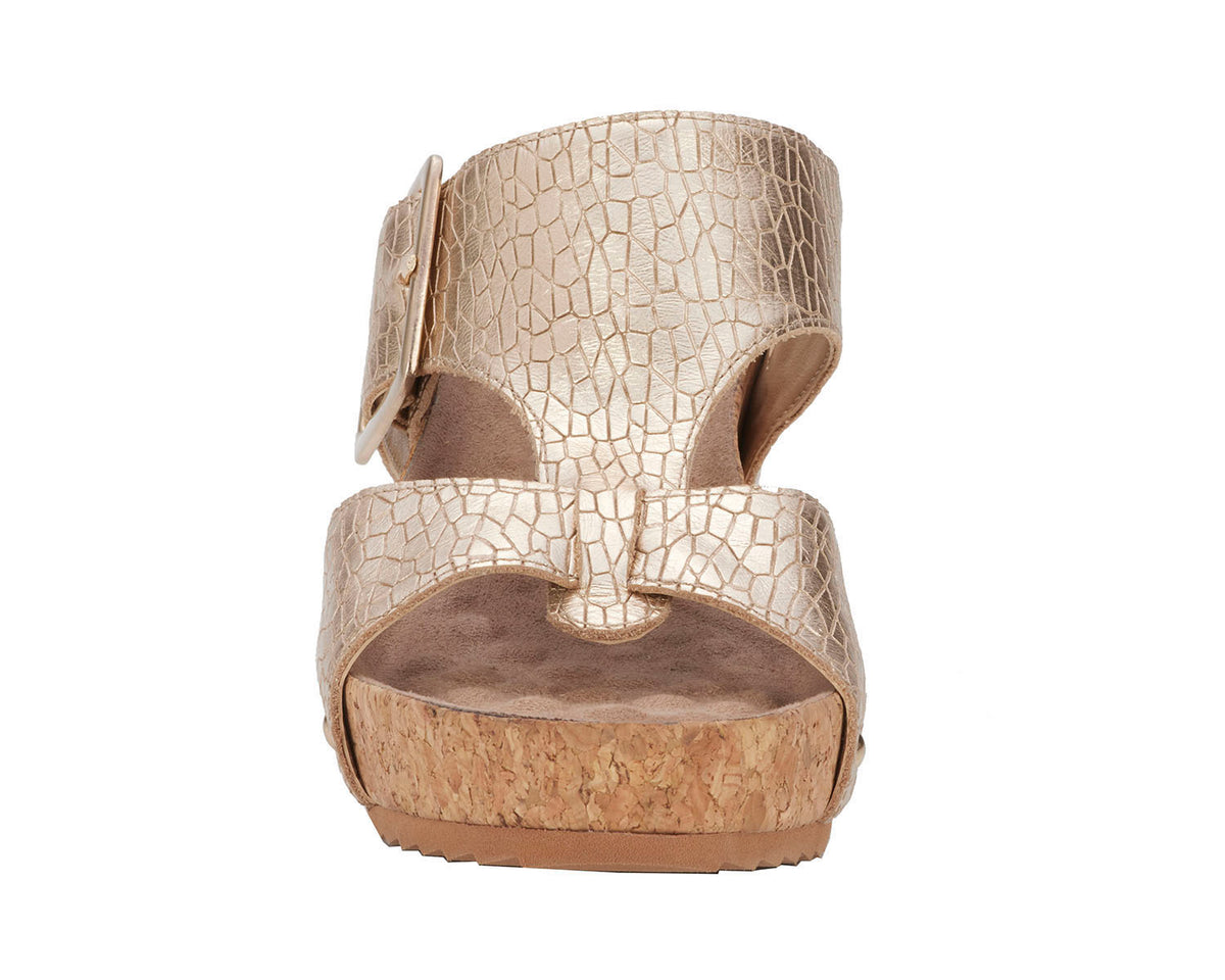 #Color_Gold Metallic Crackle Leather