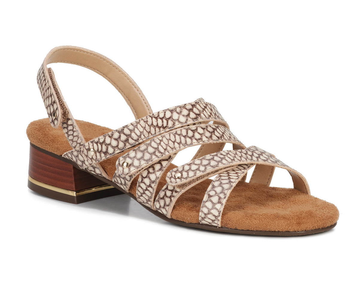 #Color_Roccia Snake Print Leather
