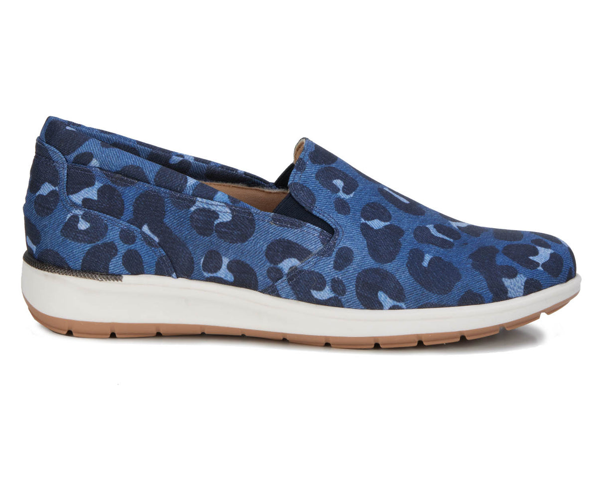 #Color_Denim Leopard Print
