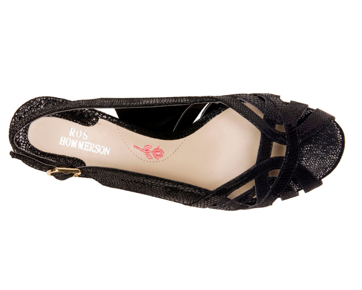 #Color_Black Lizard Print Leather