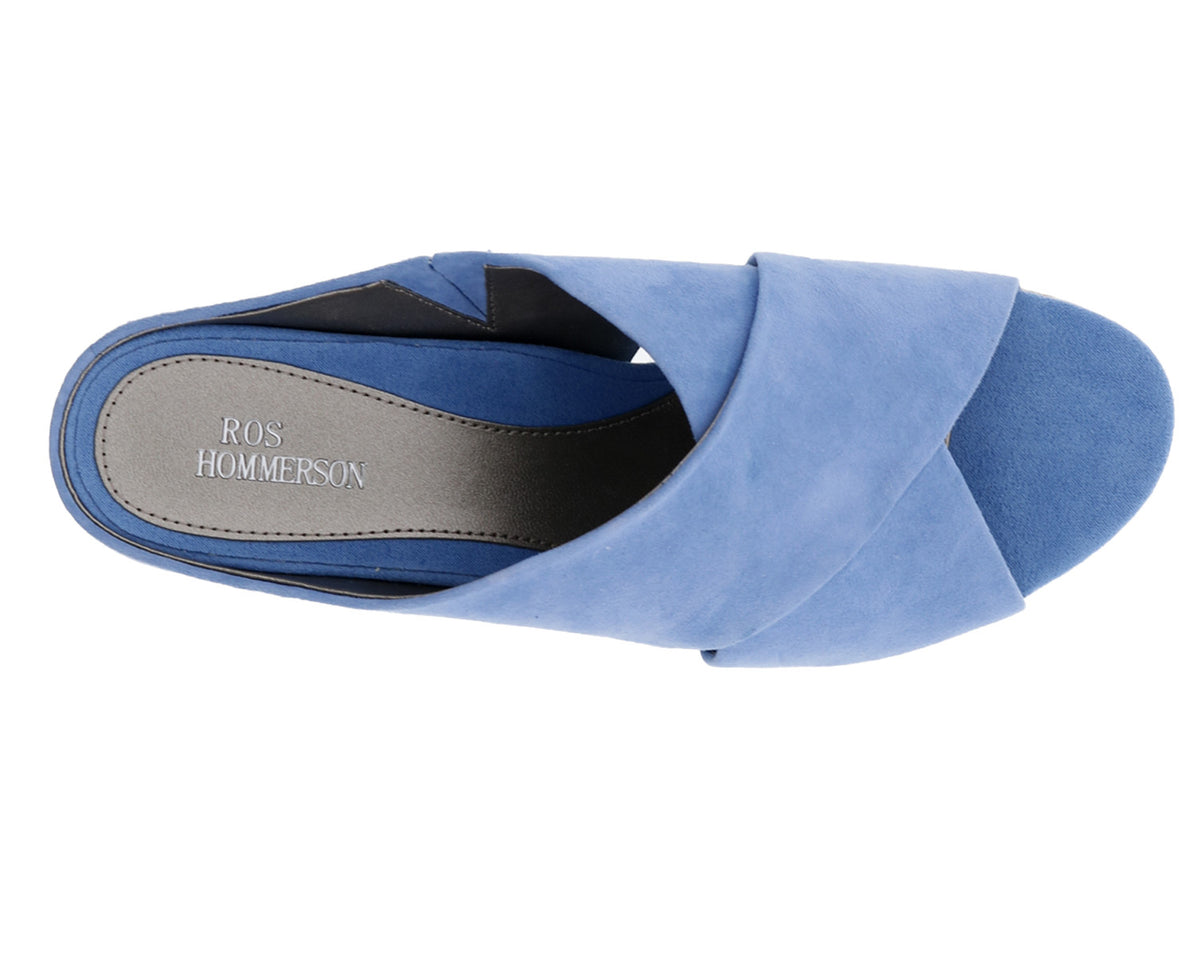#Color_Blue Suede Leather
