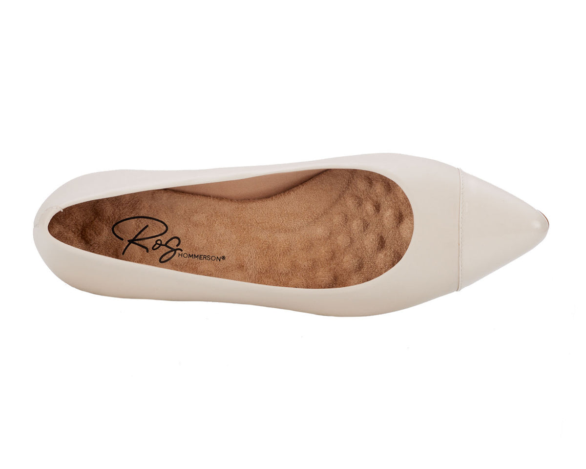 #Color_Ivory Leather/ Patent