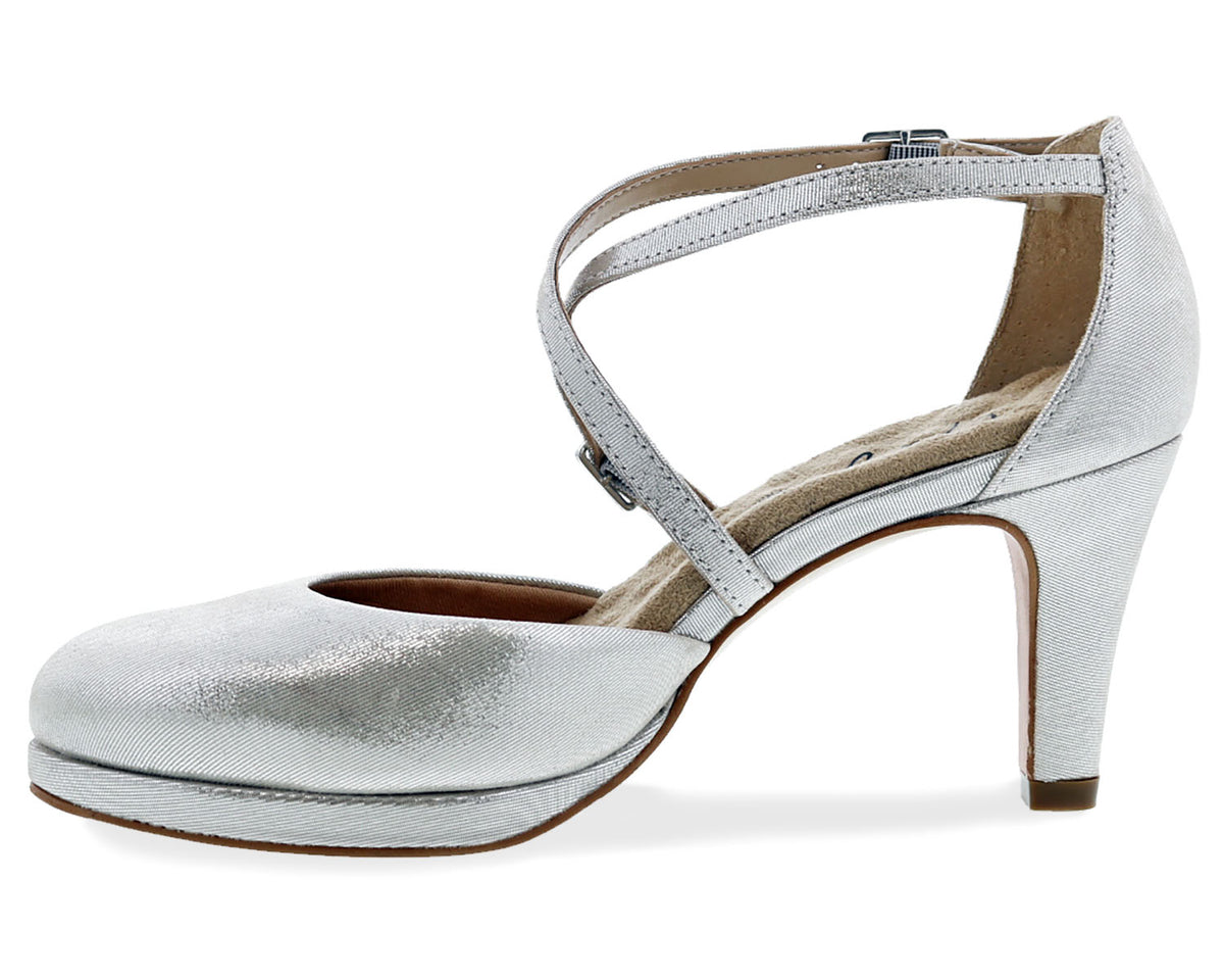#Color_Silver Glitter Leather