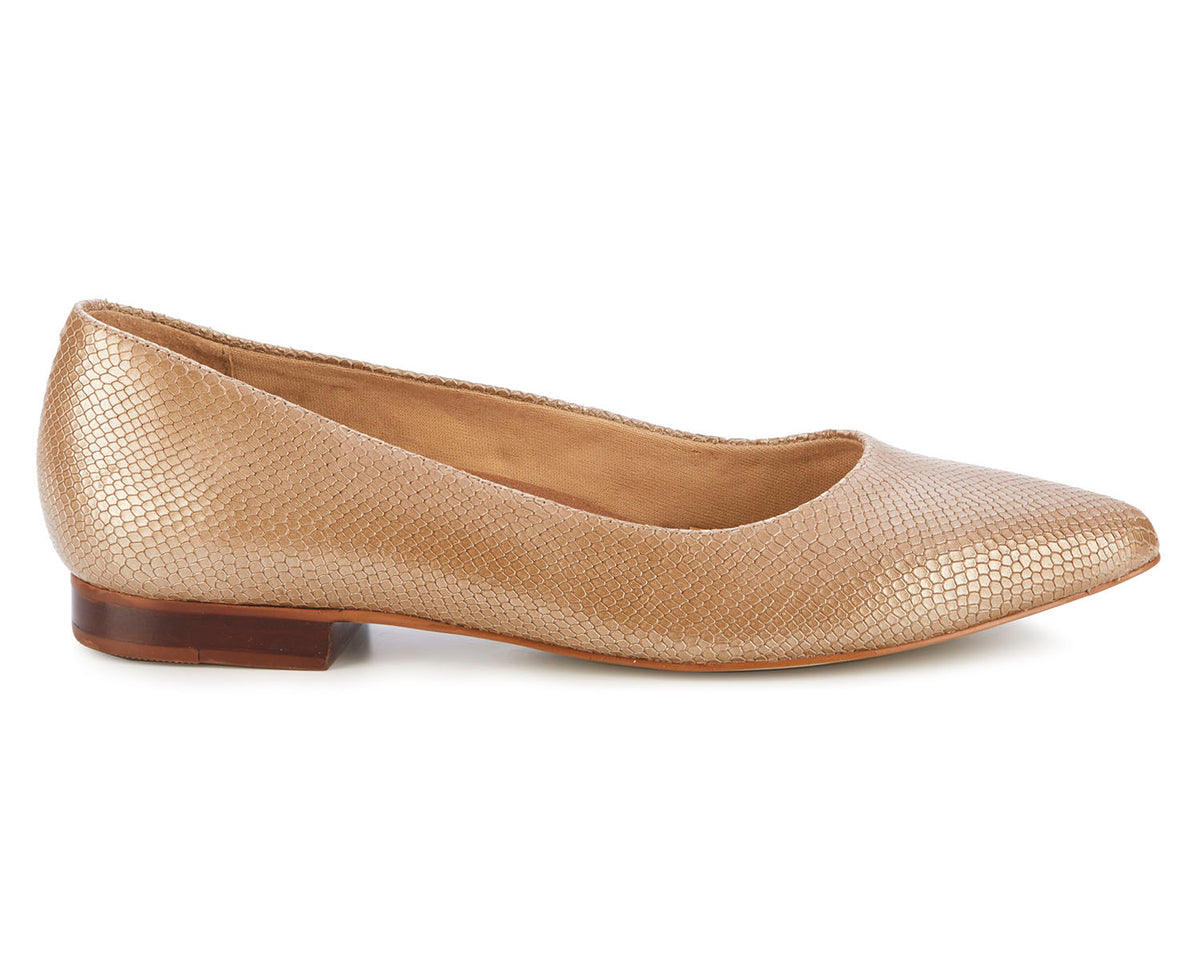 #Color_Taupe Snake Print Leather