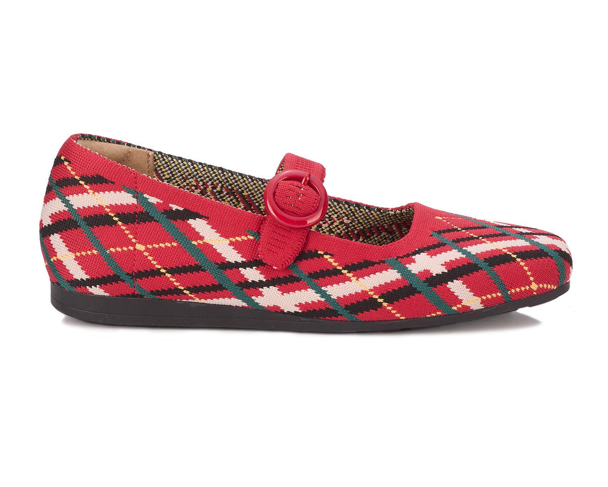 #Color_Tartan Plaid Knit